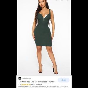 Tell Me If You Like Me Mini Dress Fashion Nova